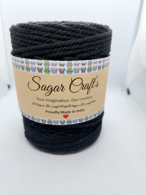 SAGARCRAFT BLACK Thread(100 m Pack of1)