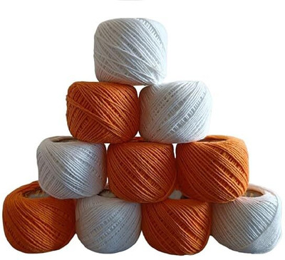 Sygnius Orange + White Thread(30 m Pack of10)