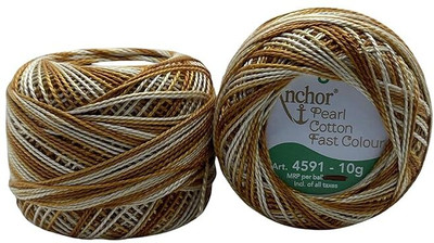 PINACO INDIA Yellow/White 01218 Thread(30 m Pack of2)