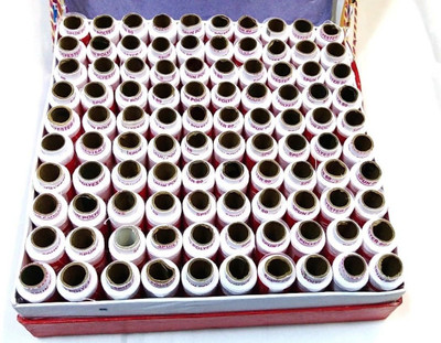 LightZone 100 thrads Spool, white colour Thread(150 m Pack of2)