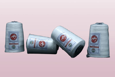 ARYAN White Thread(3000 m Pack of4)