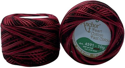 PINACO INDIA Multi maroon 01206 Thread(30 m Pack of2)