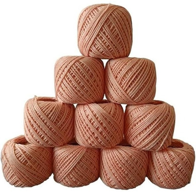 Lipsa Enterprise Peach Thread(30 m Pack of10)