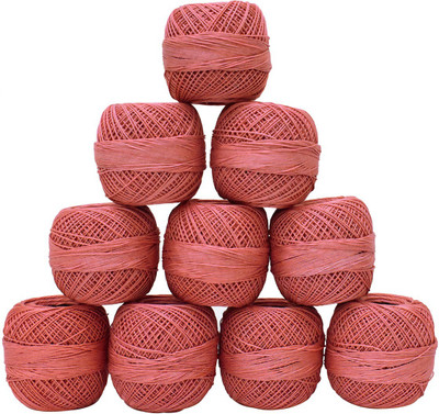 Embroiderymaterial Coral Crochet Cotton Thread(130 m Pack of10)