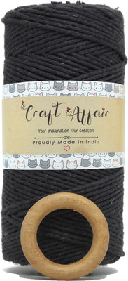 Craft Affair Black Thread(100 m Pack of1)