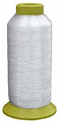 Hunny - Bunch Nylon White Thread For Jewelry Making & Embroidery Roll - 0.16MM (Transparent) Thread(50 m Pack of1)
