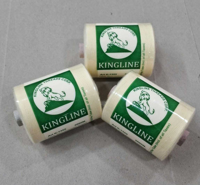 KINGLINE off white (Cream) Thread(2000 m Pack of3)
