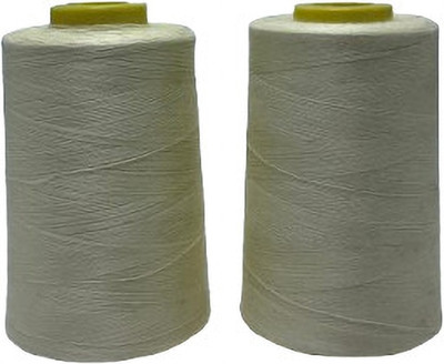 ROYAL GUN THREAD Cream Colour Thread(5800 m Pack of1)