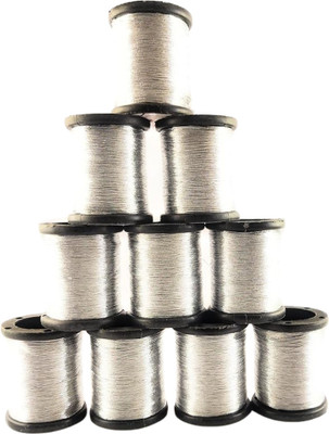 zaan fashiion Silver Thread(1000 m Pack of10)