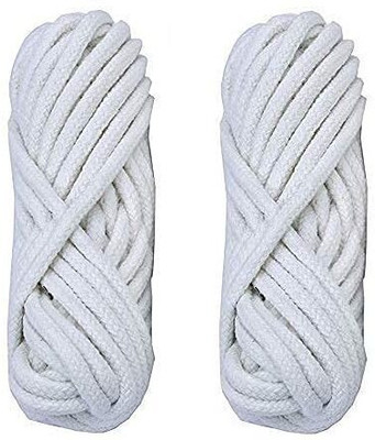JKB TRADERS White Thread(25 m Pack of2)