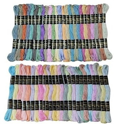 ANWALA MARKA Hand work DIY art crafts projects, bracelet jewellery Tassels making Crochet Thread(7.5 m Pack of50)