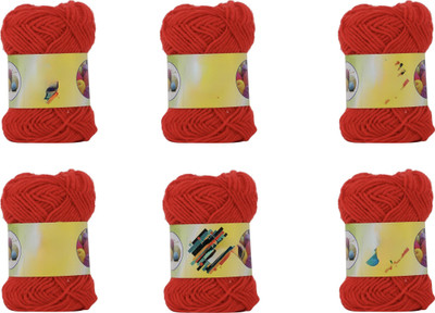 Maureen Naturals Red Thread(100 m Pack of6)