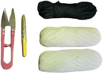 vatsal enterprises White Thread(10 m Pack of3)