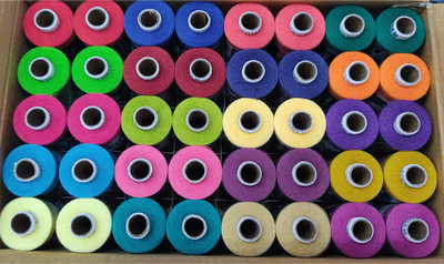 TOREX 2 PLY 800 Meter Polyester Sewing Threads (20 Dark & Light Set L-12) Thread(800 m Pack of40)