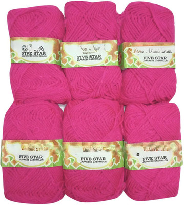 Maureen Naturals Pink Thread(300 m Pack of6)