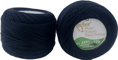 ARTPARASITE Anchor Cotton Premium Shaded Balls Embroidery Thread Balls Size 8 Pearl Balls Thread(80 m Pack of5)