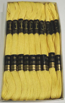 ANCHOR yellow Thread(8 m Pack of15)