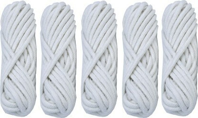 JKB TRADERS White Thread(60 m Pack of5)