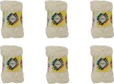 coriox Cream Thread(100 m Pack of6)