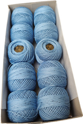 Quickcollection Thread Cotton Embroidery Balls (Dn No.459) Thread(90 m Pack of10)