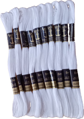 ANCHOR white Thread(8 Pack of15)