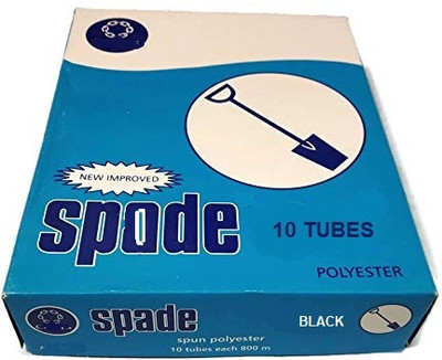 VENUS ENTERPRISESS BLACK Thread(800 m Pack of10)