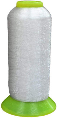 Embroiderymaterial White Thread(1000 m Pack of1)