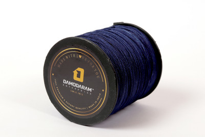 DAMODARAM 2mm Nylon Macrame Thread Cord For Art Craft & DIY Projects (Neavy Blue) Thread(100 m Pack of1)