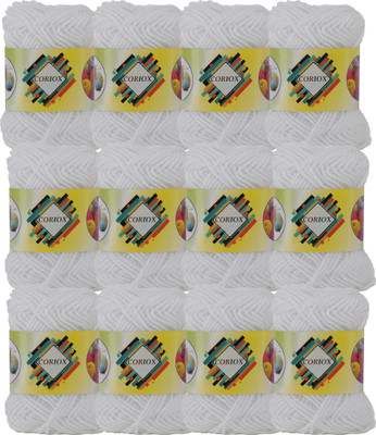 coriox White Thread(100 m Pack of12)