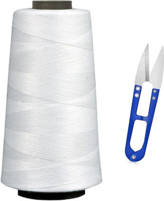 Clezaro White Thread(10000 m Pack of1)