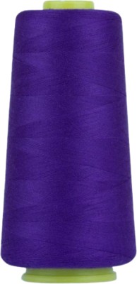 Hunny - Bunch Spun Polyester Overlocking Thread Purple Thread(5000 m Pack of1)