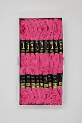 Hunny - Bunch Anchor Thread Stranded Cotton Skeins Threads (Set of 25 Pieces)(Shade no.57) Thread(8 m Pack of25)