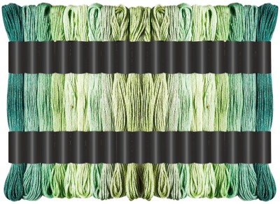 ANWALA MARKA Embroidery Skeins, Anguri Family Shade, 6 Strand Thread(8 m Pack of50)