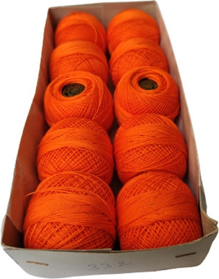 Quickcollection Thread Cotton Embroidery Balls (Dn No. 332) Thread(90 m Pack of10)