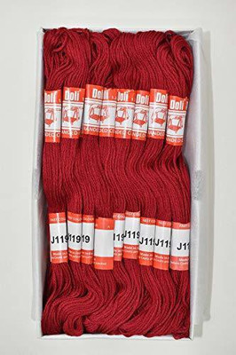 Hunny - Bunch Doli Stranded Cotton Skiens Cross Stitch Embroidery Threads(Shade no. 119) Thread(8 m Pack of25)