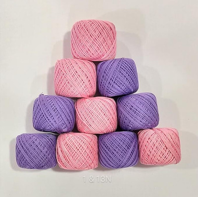 Sygnius Light Purple + Pink Thread(30 m Pack of10)