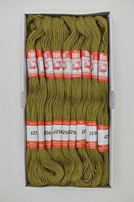 Hunny - Bunch Doli Stranded Cotton Skiens Cross Stitch Embroidery Threads(Shade no. 250) Thread(8 m Pack of25)