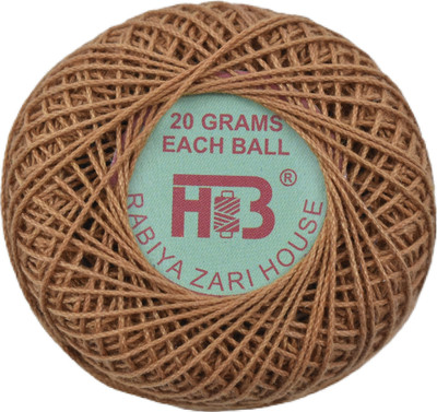 Jully Premium Crochet Cotton Yarn Thread Fast Color - (Size 20 - 20 Gram)(Shade - 250) Thread(50 m Pack of10)