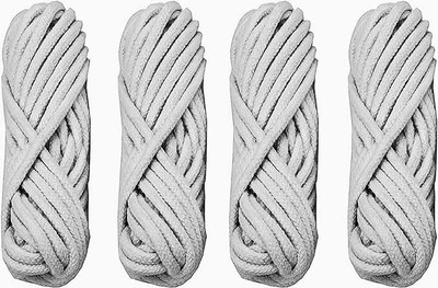 JKB TRADERS White Thread(40 m Pack of4)
