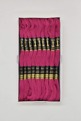 Hunny - Bunch Anchor Thread Stranded Cotton Skeins Threads (Set of 25 Pieces)(Shade no.78) Thread(8 m Pack of25)