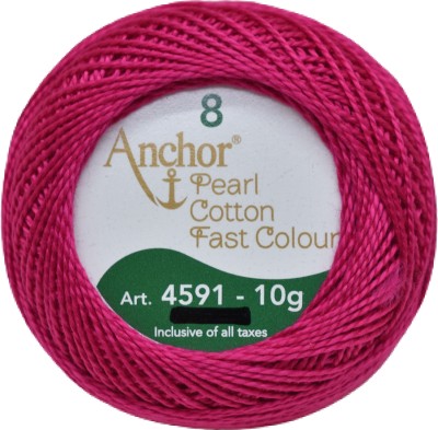 Hunny - Bunch Anchor Shade-5436 Mercerised Premium Knitting Crochet CottonYarn Balls Knitting Thread(1000 m Pack of5)