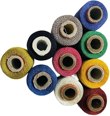 RiansCart Assorted Thread(300 m Pack of10)