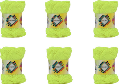 coriox Lime Thread(100 m Pack of6)