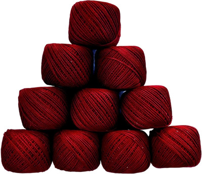 JOEJOE Maroon Thread(5 m Pack of10)