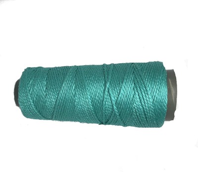 Knitsilk 2 ply Mulberry Silk Yarn in Cones-Teal Thread(69 m Pack of1)