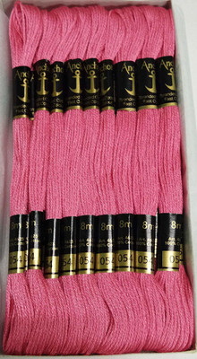 ANCHOR pink Thread(8 m Pack of15)