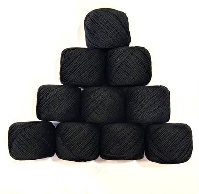 Lipsa Enterprise BLACK Thread(30 m Pack of10)