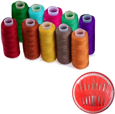 Clezaro Multicolor Thread(300 m Pack of10)