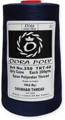 Oora Poly Navy Thread(8000 m Pack of1)