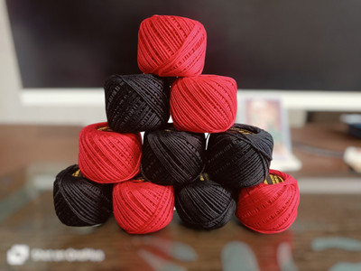 Sygnius RED + BLACK Thread(0 m Pack of10)